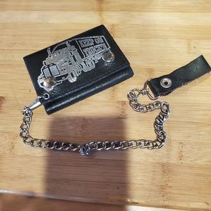 GENUINE LEATHER "KEEP ON TRUCKn " WALLET